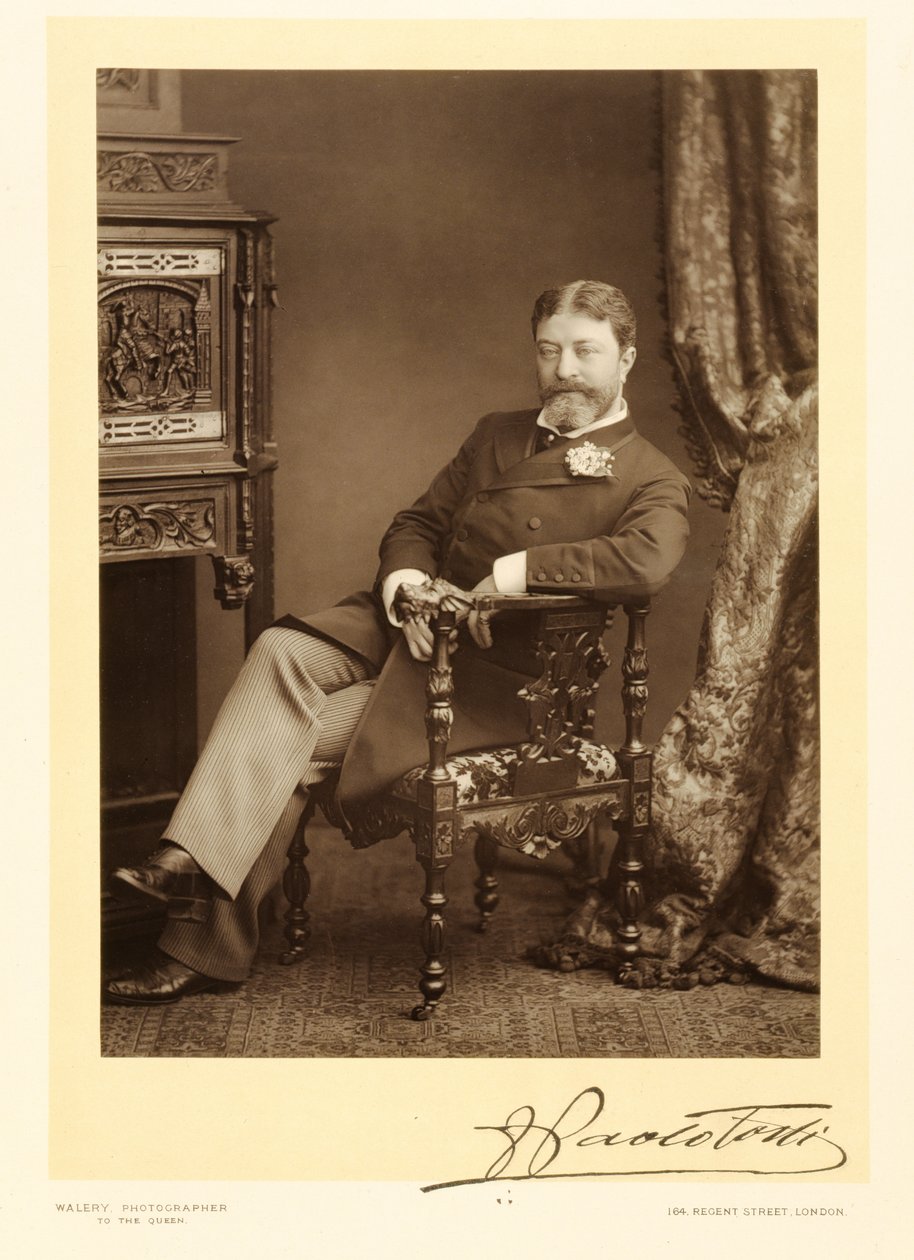 सर फ्रांसेस्को पाओलो टोस्टी (1847-1916), गीत संगीतकार, चित्र चित्र द्वारा स्टैनिस्लास वालरी
