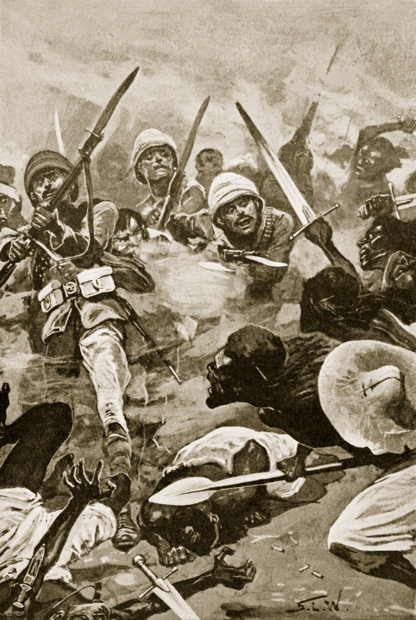 द स्क्वेयर एट अबू-क्ले, जनवरी 17, 1885 द्वारा स्टेनली एल। वुड