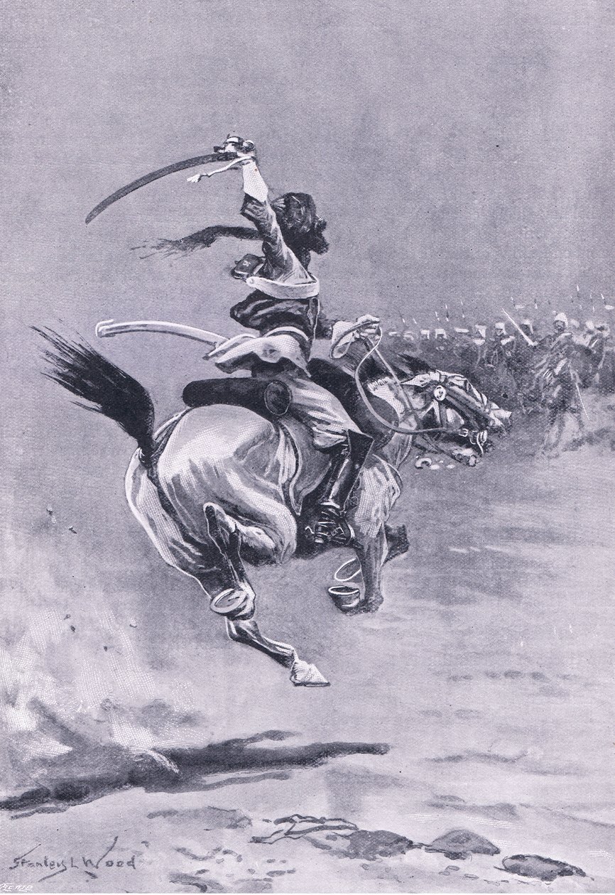दिल्ली: जुलाई 1857 को लगातार हमलावरों पर हमला किया गया, लैंड और सी, 1915 पर ब्रिटिश बैटल से चित्रण द्वारा स्टेनली एल। वुड