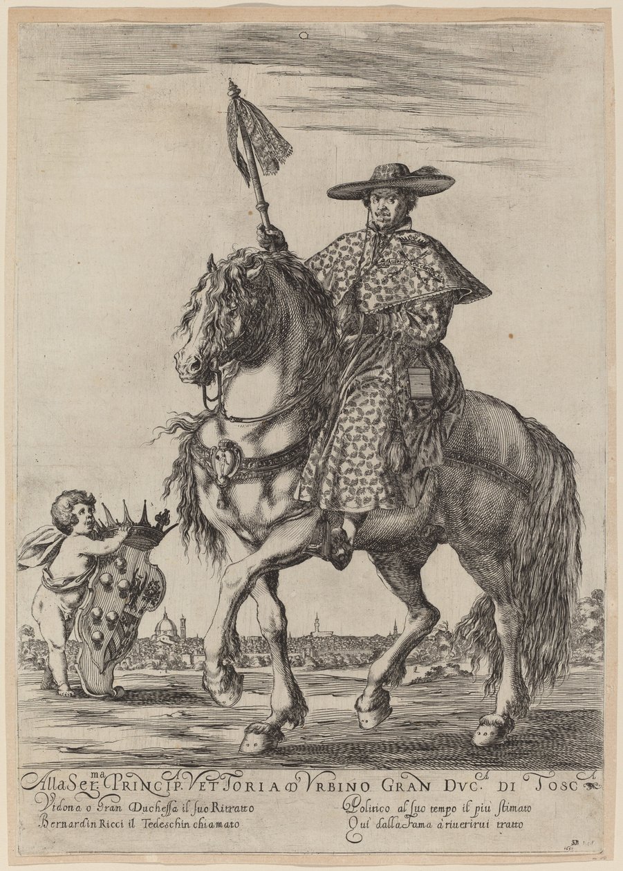जर्मन, 1637. द्वारा स्टेफानो डेला बेला