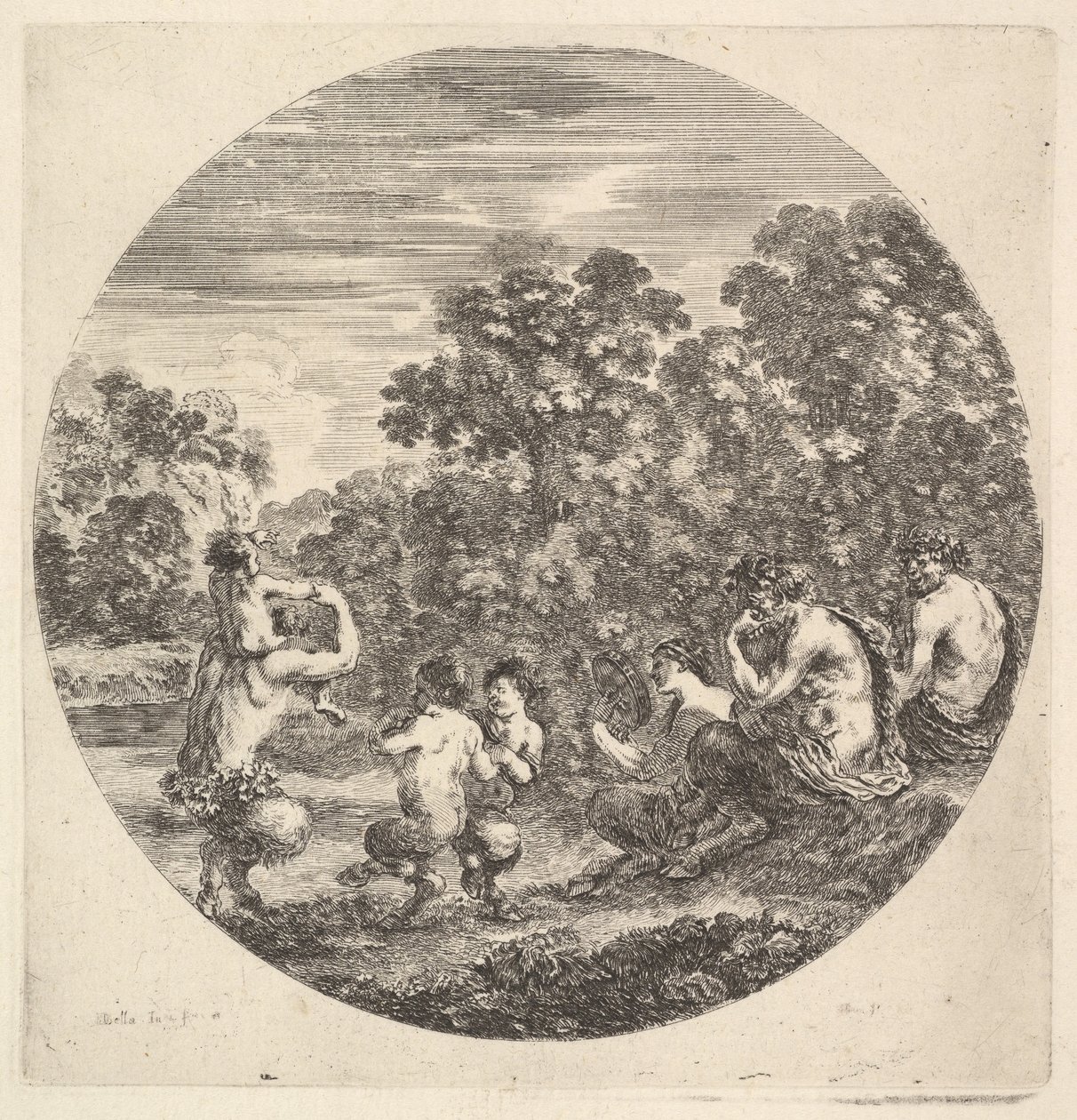 दो व्यंग्य और दो बच्चे व्यंग्य और दूसरा व्यंग्य w ..., ca. 1643-1648। द्वारा स्टेफानो डेला बेला
