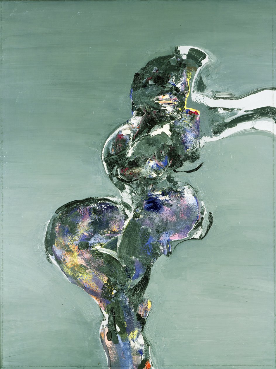 नग्न बैठा, 1979 द्वारा स्टीफन फाइनर