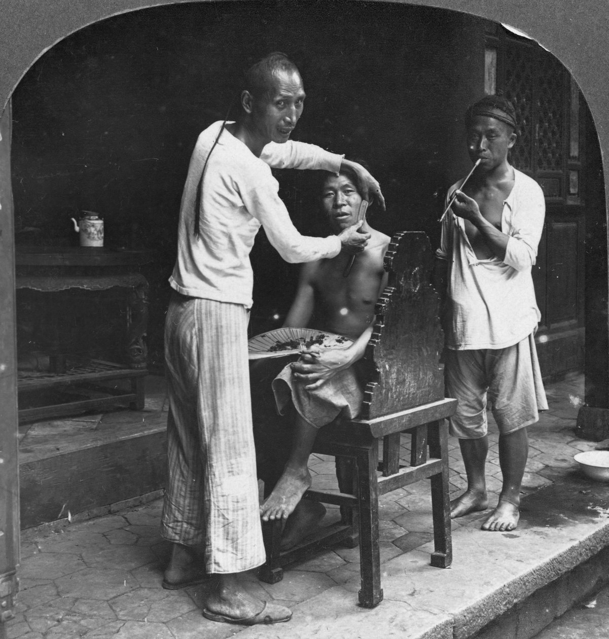 भामा, बर्मा, 1908 में एक चीनी नाई द्वारा स्टीरियो यात्रा सह
