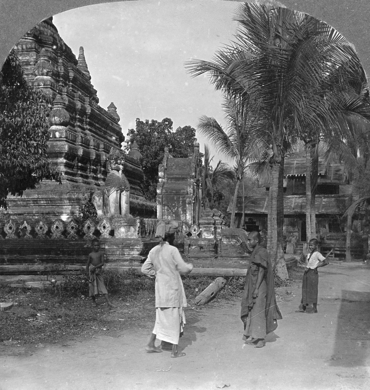 अमरपुरा, बर्मा, 1908 द्वारा स्टीरियो यात्रा सह