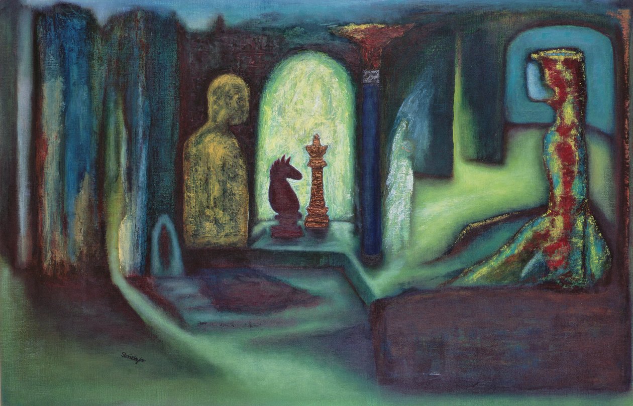 खिलाड़ी, 2004 (कागज पर तेल) द्वारा स्टीवी टेलर