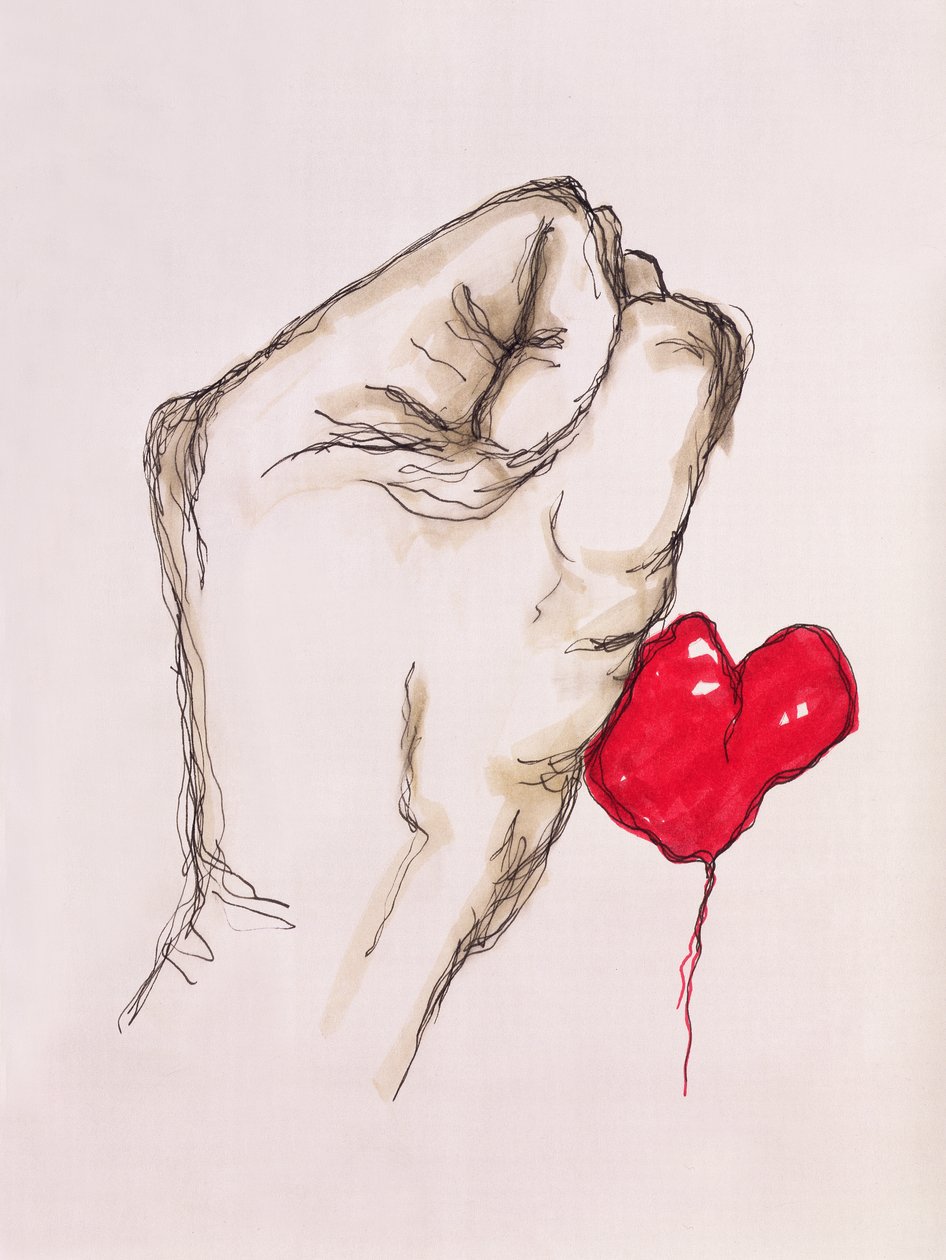 टफ लव, 1996 (कलम और स्याही) द्वारा स्टीवी टेलर