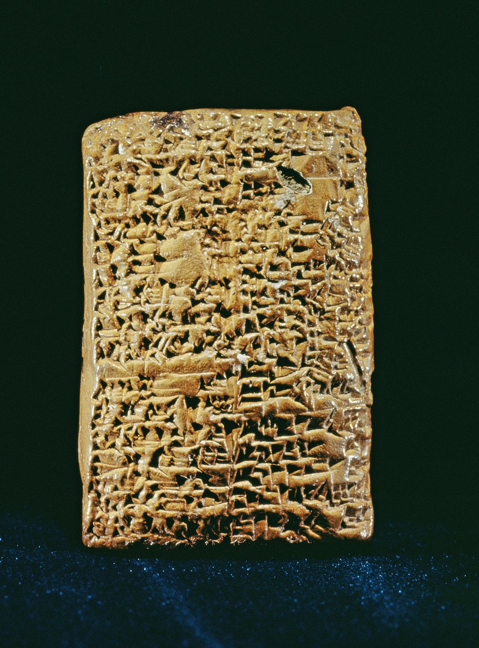 Cuneiform Tablet (मिट्टी) द्वारा सुमेरियन
