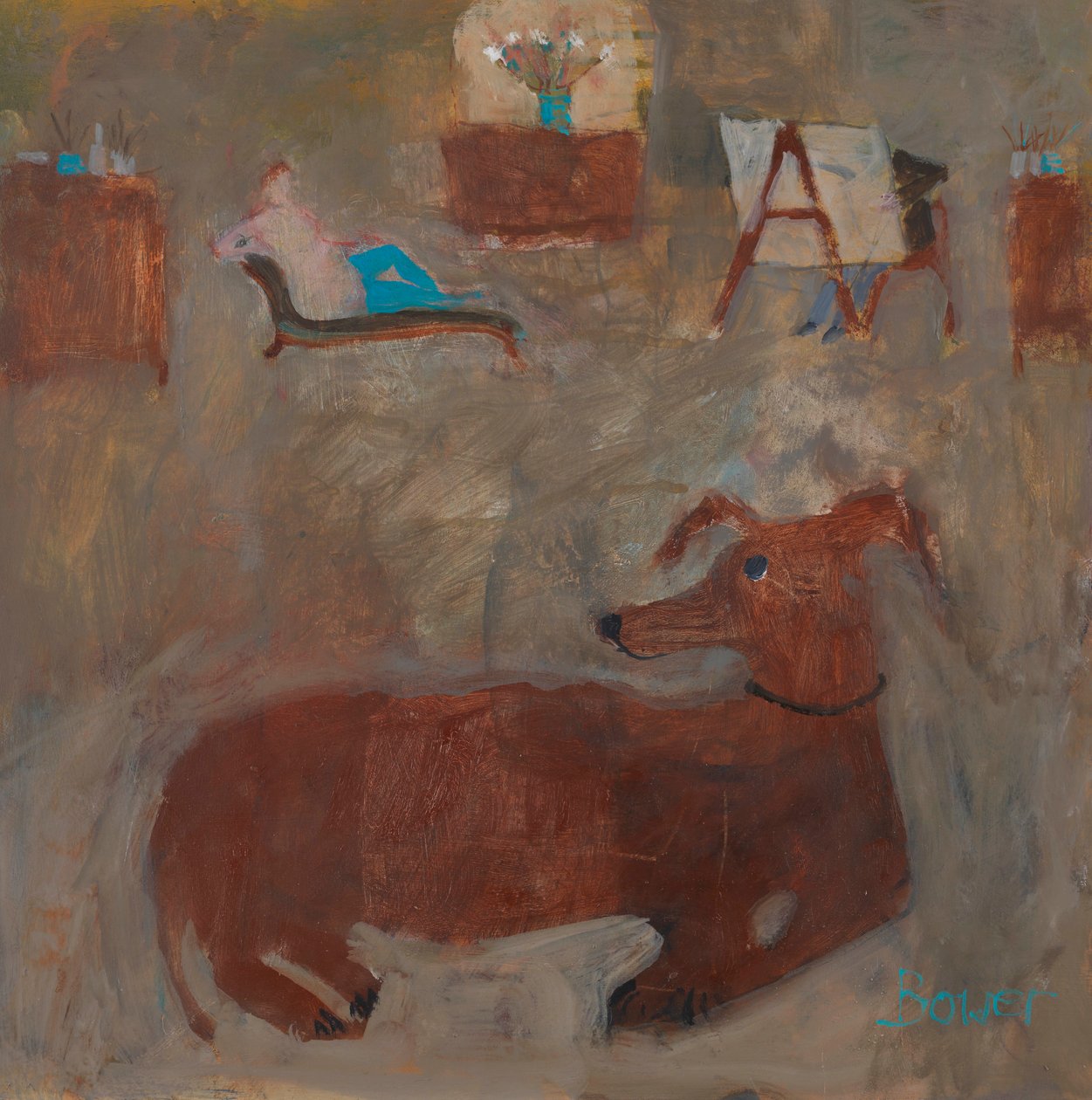 आर्टिस्ट डॉग, 2011 द्वारा सुसान बोवर
