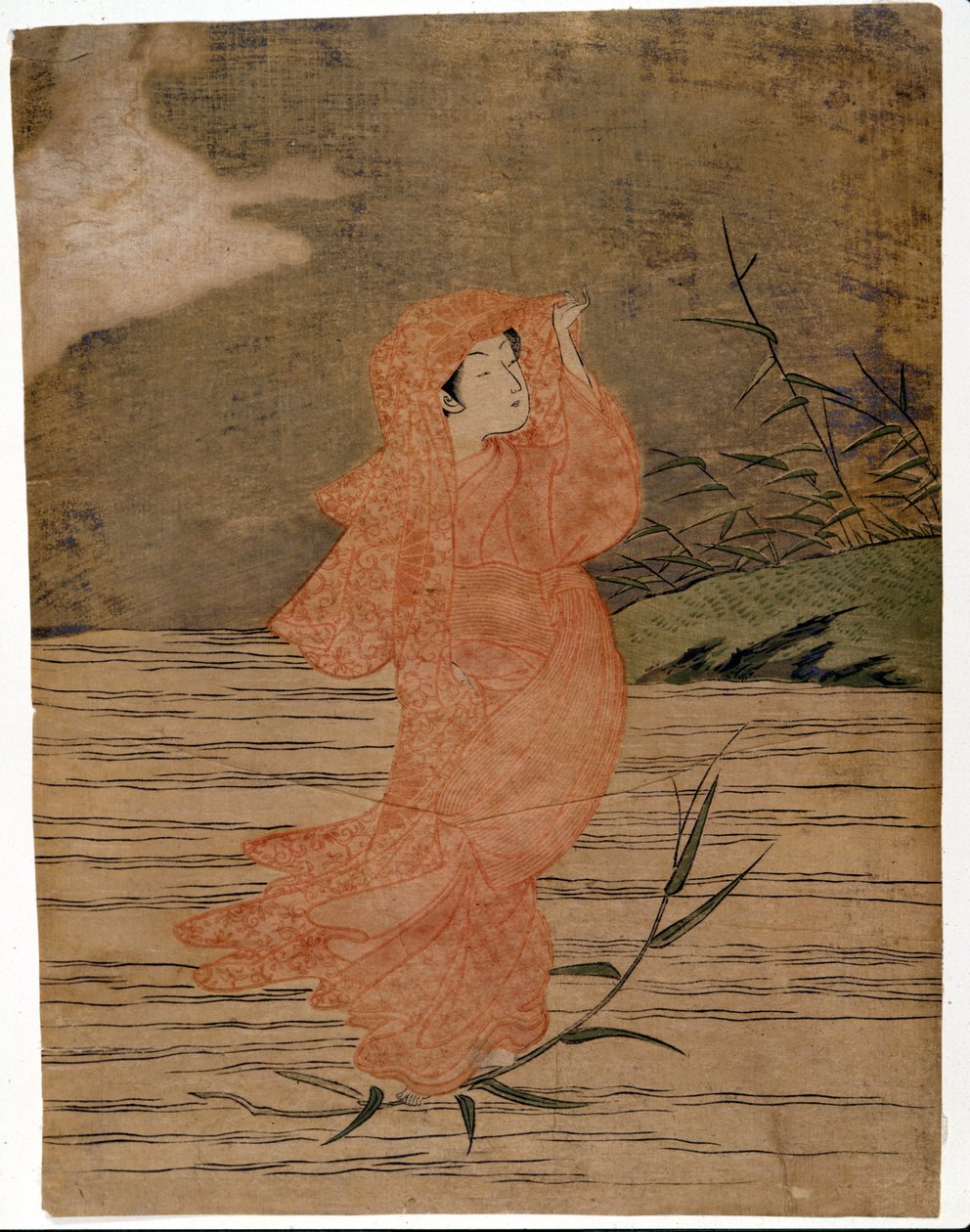 जल पर धर्म। हारुनोबु सुजुकी द्वारा प्रिंट (1724/25-1770)। द्वारा सुज़ुकी हरुनोबु
