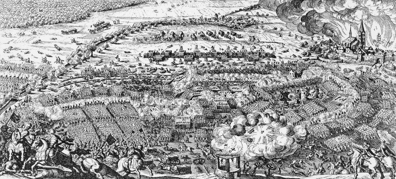 लुट्ज़ेन की लड़ाई में स्वीडिश जीत, 1632 द्वारा स्वीडिश स्कूल