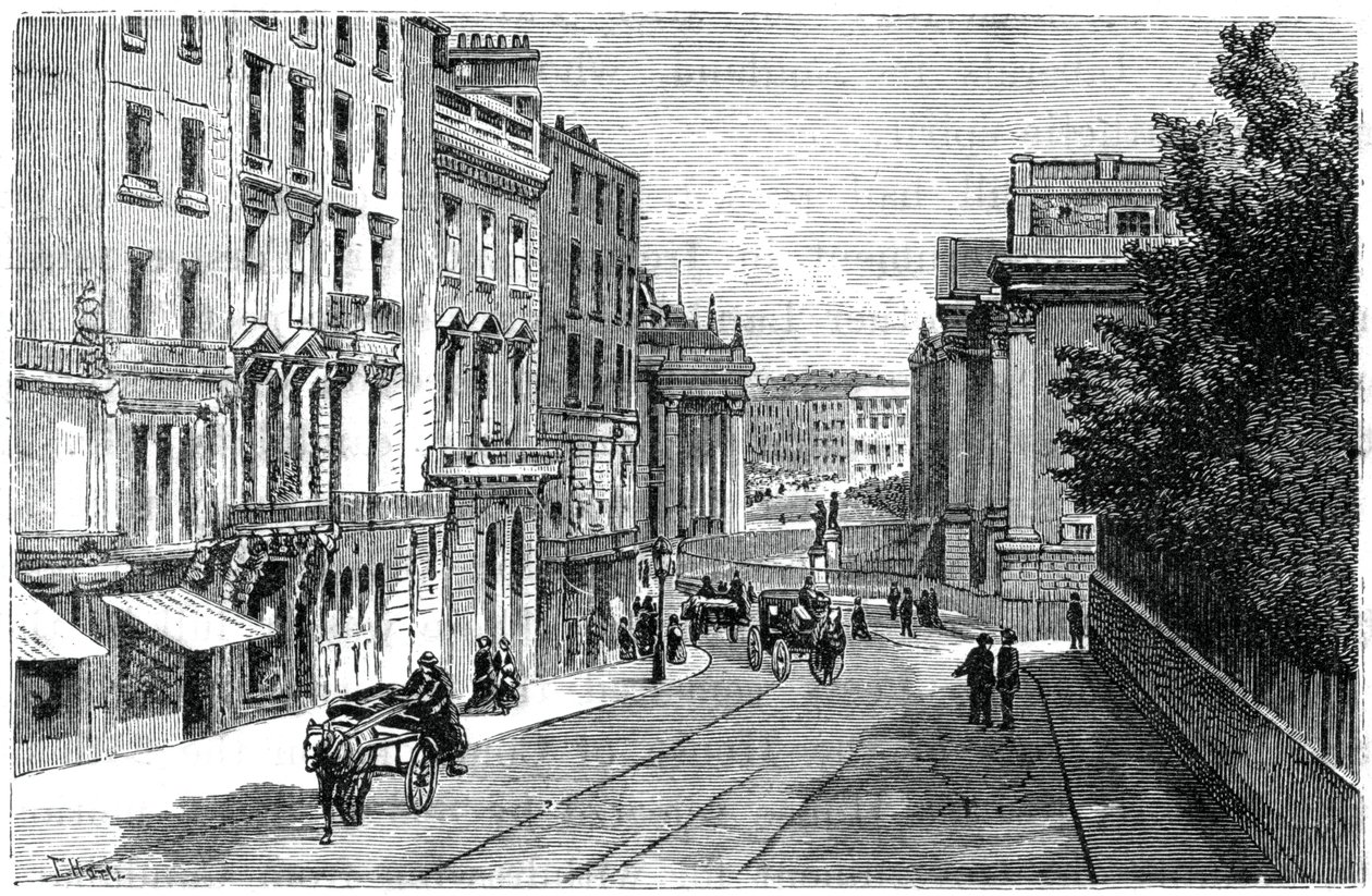 ग्राफ्टन स्ट्रीट, डबलिन, 1900। द्वारा टी। हार्ट