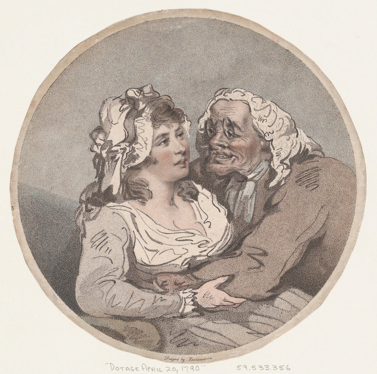 डॉटेज, 20 अप्रैल, 1790। द्वारा टी। स्मिथ
