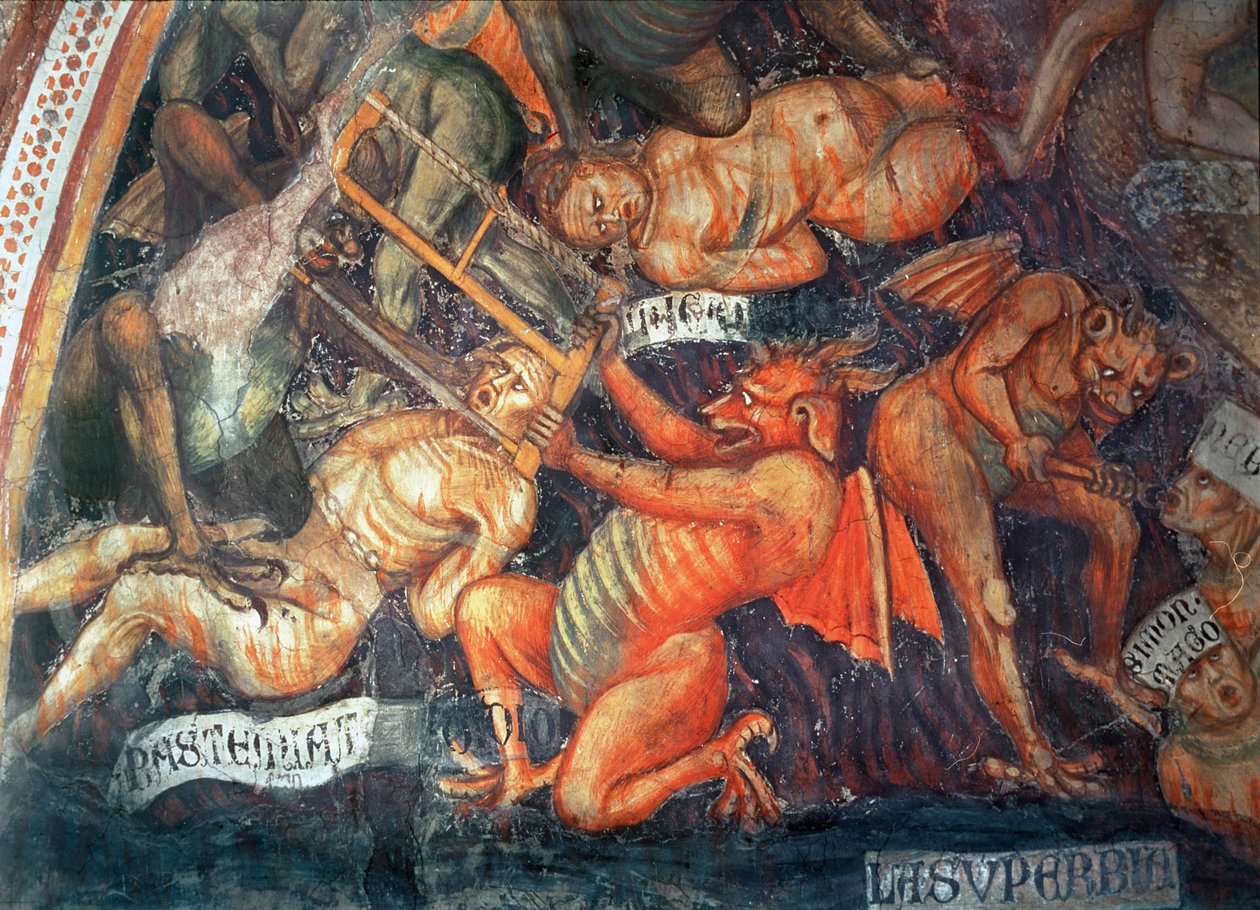 नर्क, गौरव का विस्तार, c.1394 द्वारा तादेदेव डि बार्टोलो