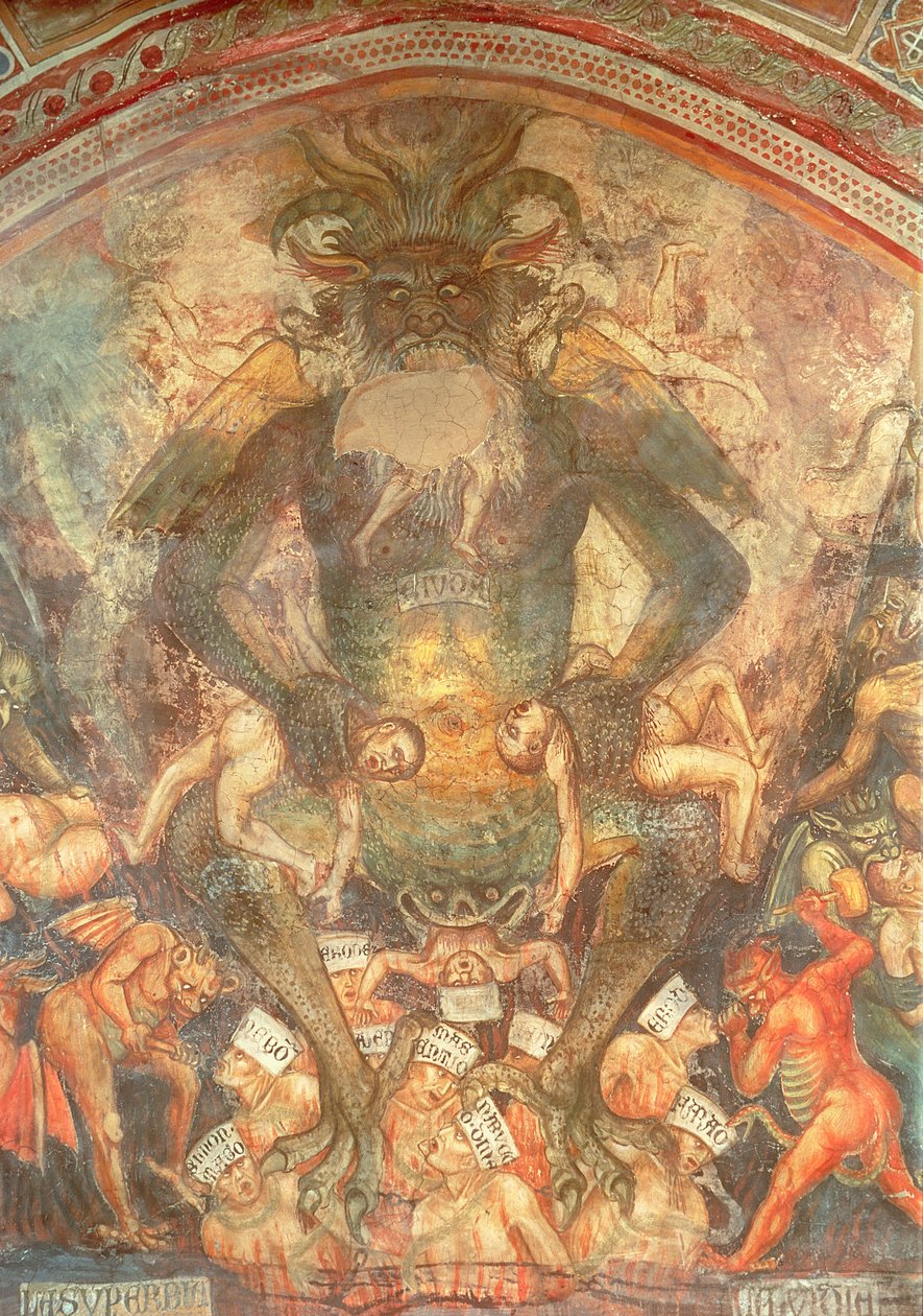 अंतिम निर्णय, लेविथान का विस्तार, c.1394 द्वारा तादेदेव डि बार्टोलो