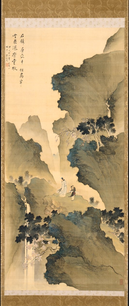 एक झरना देखना, 1790। द्वारा तानी बंच