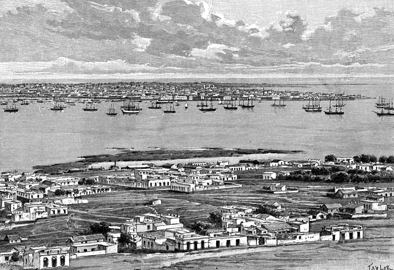 मोंटेवीडियो, उरुग्वे, 1895। द्वारा टेलर
