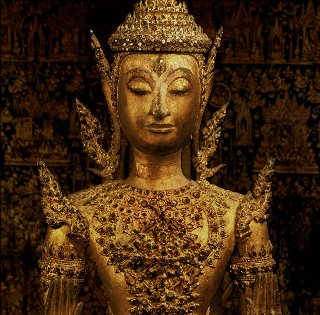 अभय मुद्रा में खड़े बुद्ध, रतनकोसिन शैली, 19वीं सदी के मध्य में (कांस्य) द्वारा थाई स्कूल