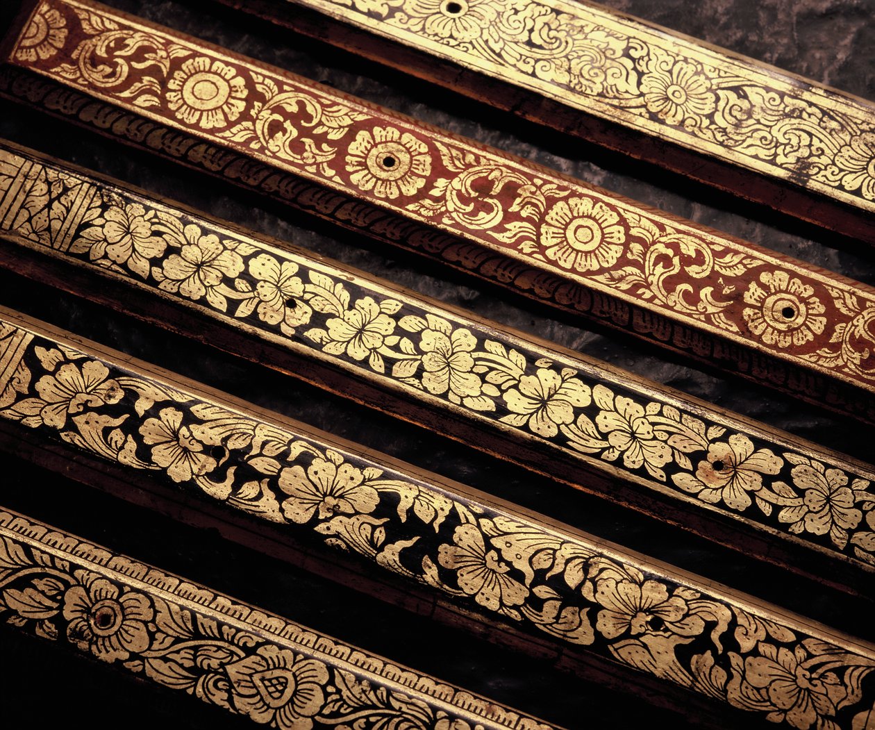Lai Kaam patterned manuscript book covers द्वारा थाई स्कूल