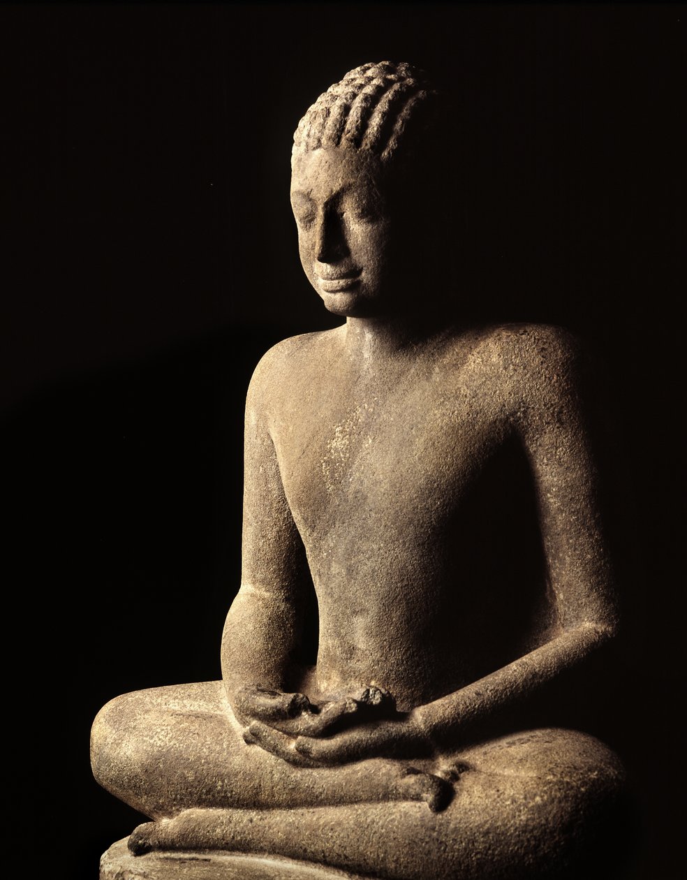 Meditating Buddha, Davaravati Period  द्वारा थाई स्कूल