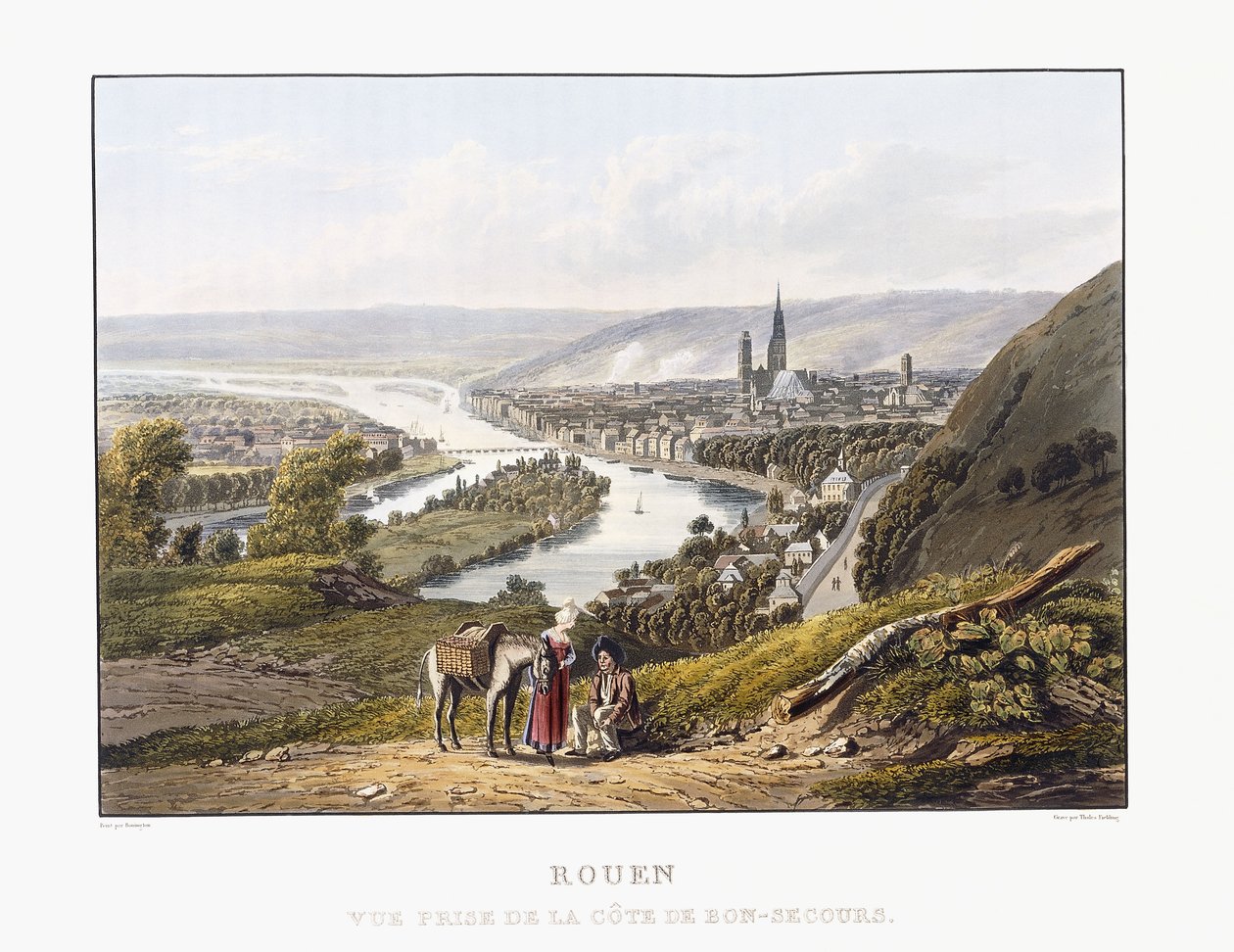 बॉन-सेकोर्स, 1823-1826 से देखा गया द्वारा थेल्स फील्डिंग