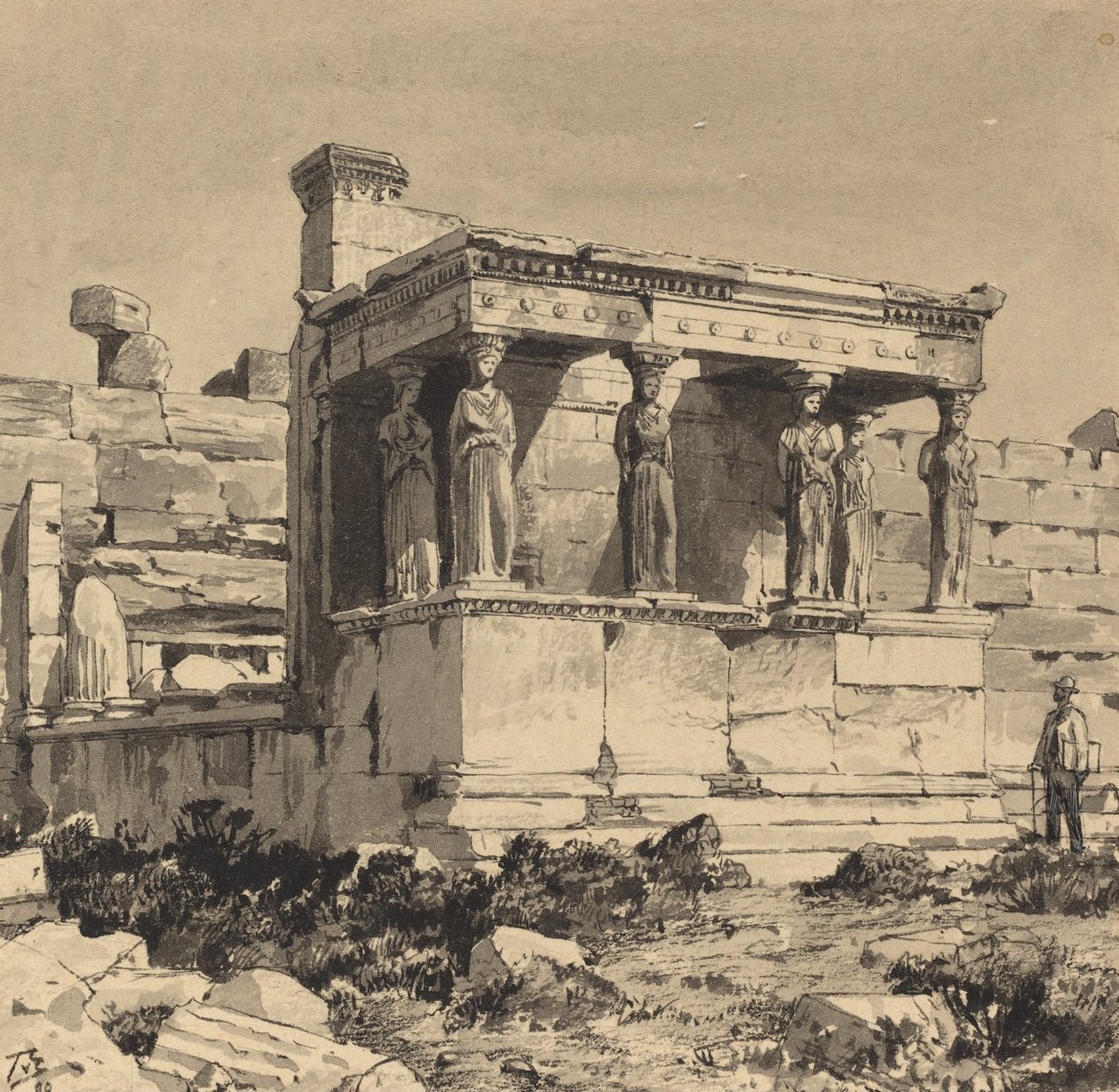एराचेथियोन, 1890। द्वारा कॉर्नर क्रशर से थिमिस्टोकल्स