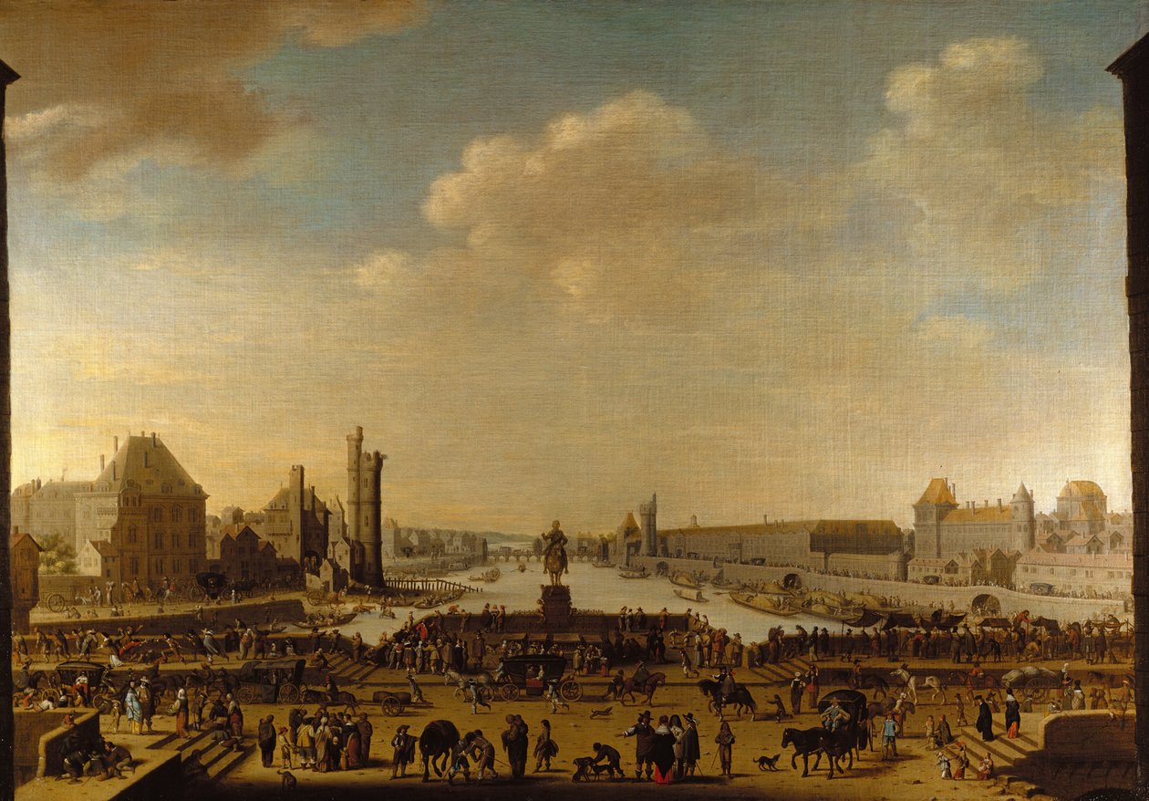 Pointe de la Cite से पेरिस का दृश्य द्वारा थिओडोर मैथम