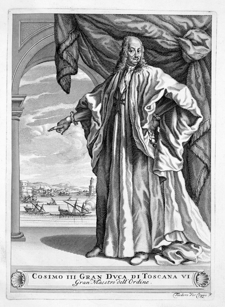 कोसिमो III डी 'मेडिसि, टस्कनी के ग्रैंड ड्यूक, 1701 द्वारा थियोडोर Verkruys