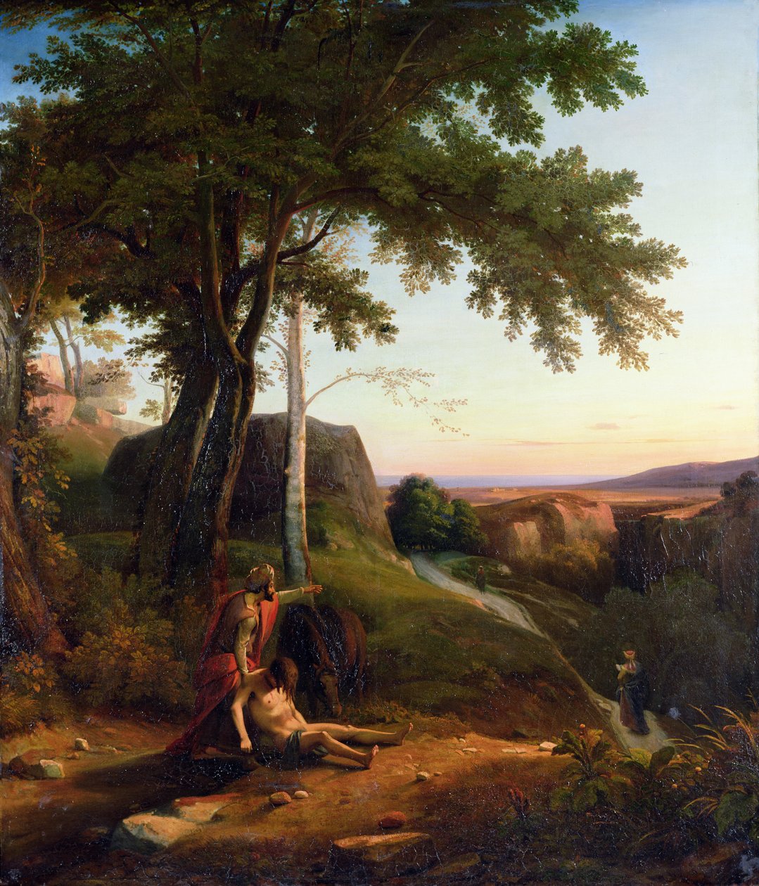 द गुड समरिटन, 1834 द्वारा थियोडोर कारुएलल डी अल्गें
