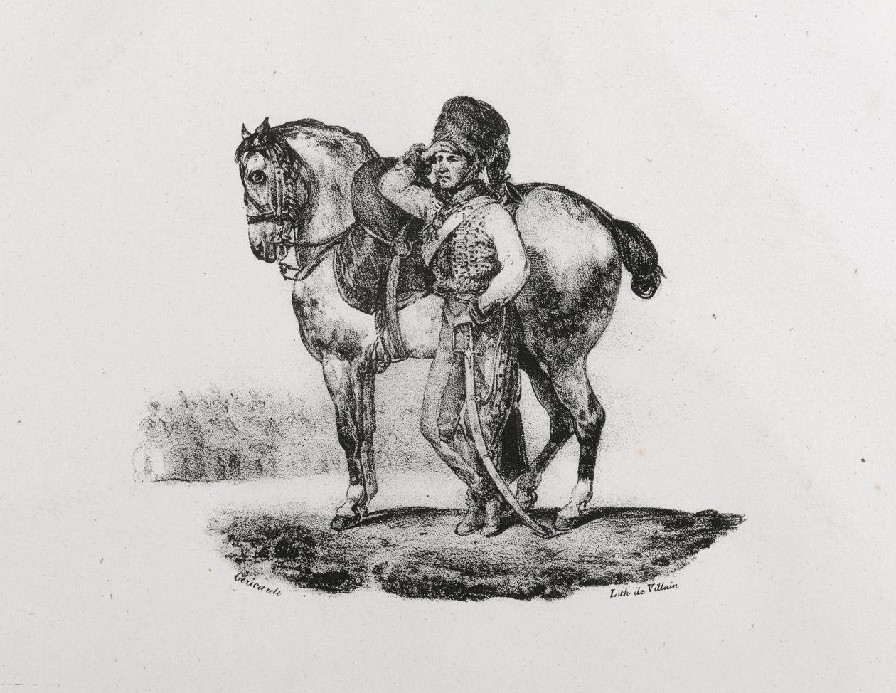 ट्रम्पस ऑफ द हसर्ड्स, 1823 द्वारा थियोडोर गेरिकौल्ट