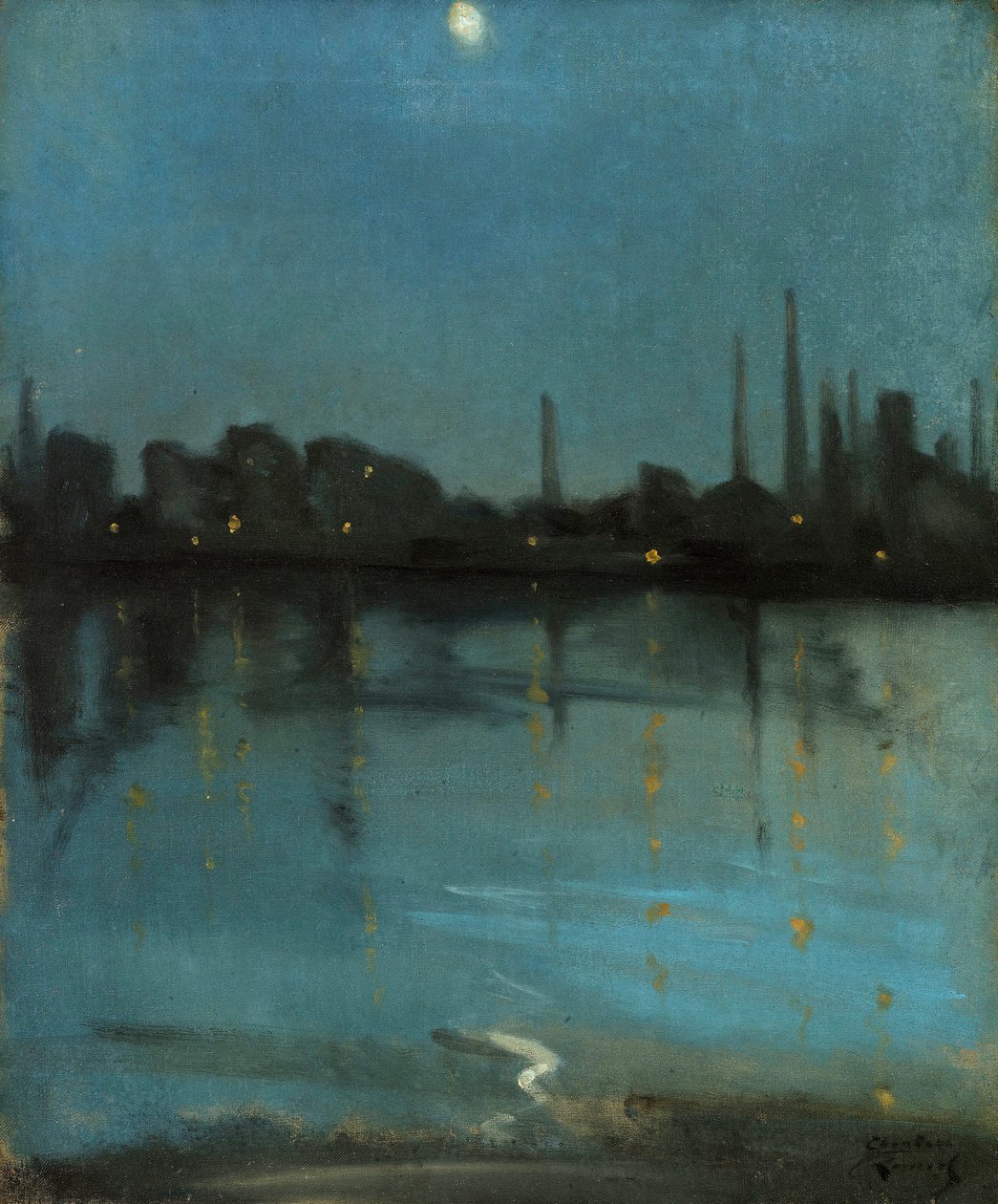 चेल्सी से बैटरसी और थेम्स, c.1890 द्वारा 