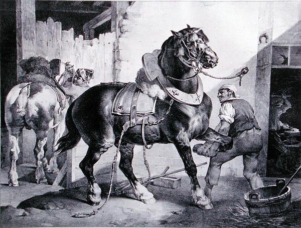 फोर्ज (लिथो) द्वारा थियोडोर (बाद में) गेरिकौल्ट