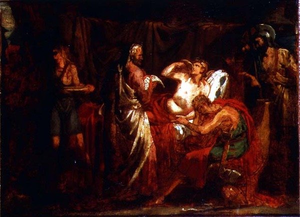 सिकंदर और उसका डॉक्टर फिलिप द्वारा थिओडोर (attr। To) Gericault
