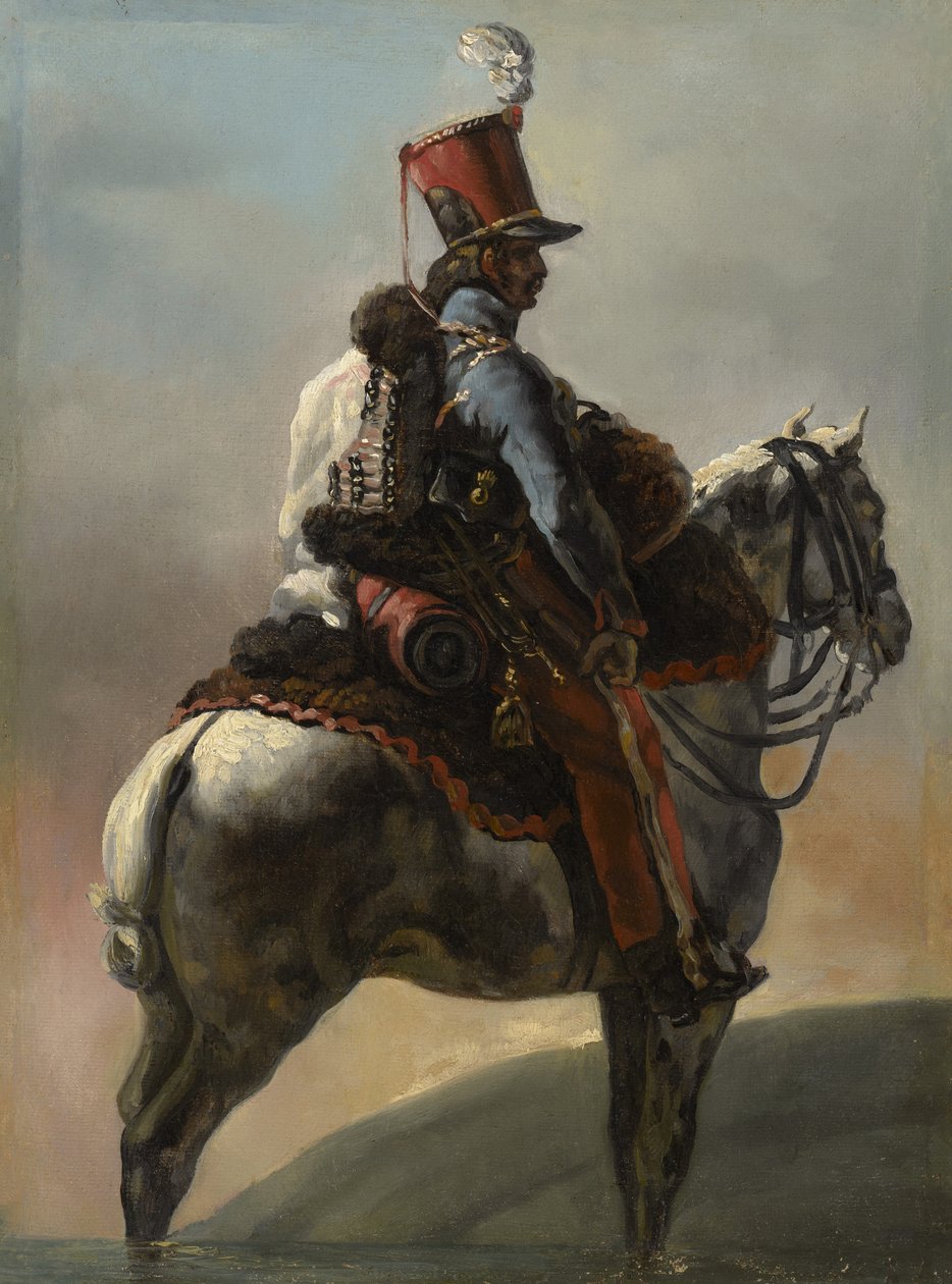 "ट्रम्पोटर ऑफ द हसर", c.1815 -27 के बाद अध्ययन करें द्वारा थियोडोर गेरिकौल्ट