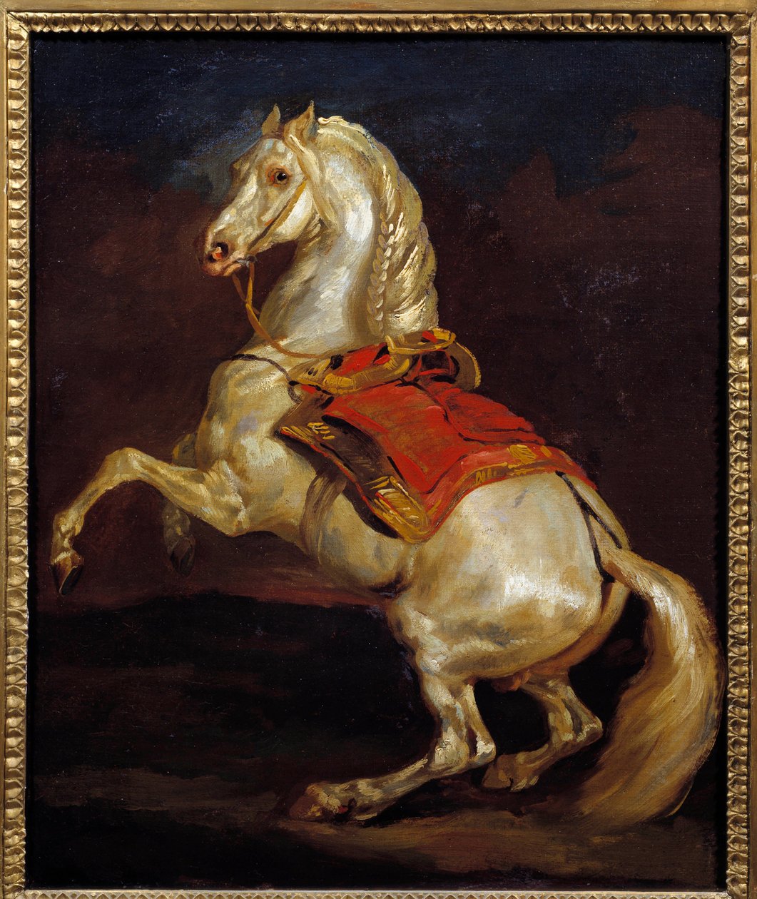 तामेरलान घोड़ा। थियोडोर गेरिकॉल्ट द्वारा पेंटिंग (1791-1824) द्वारा थियोडोर गेरिकौल्ट