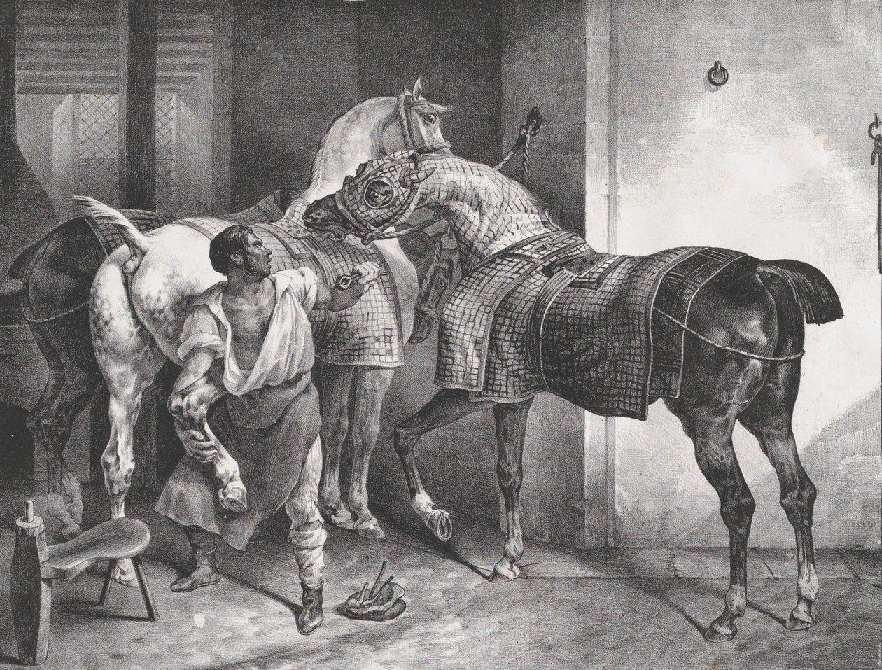अंग्रेजी लोहार, 1822। द्वारा थियोडोर गेरिकौल्ट
