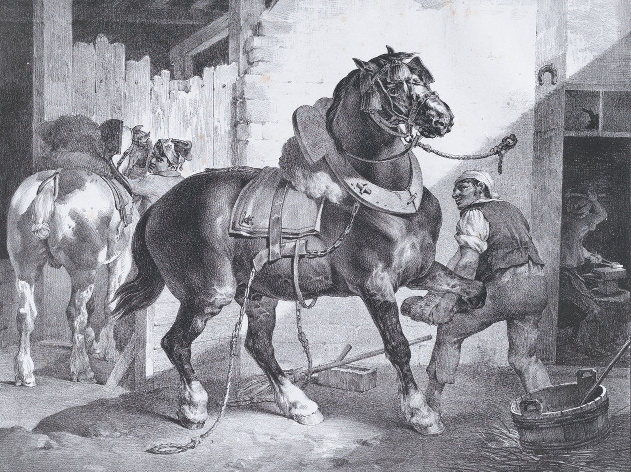 फ्रांसीसी लोहार, 1822। द्वारा थियोडोर गेरिकौल्ट