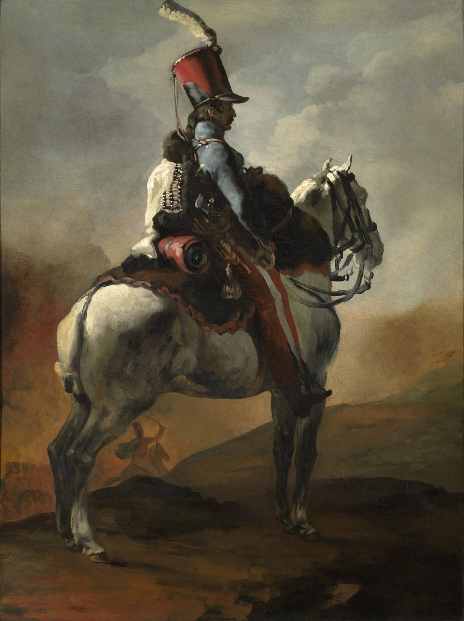 हसर्स के ट्रम्पिटर, c.1815-20 द्वारा थियोडोर गेरिकौल्ट