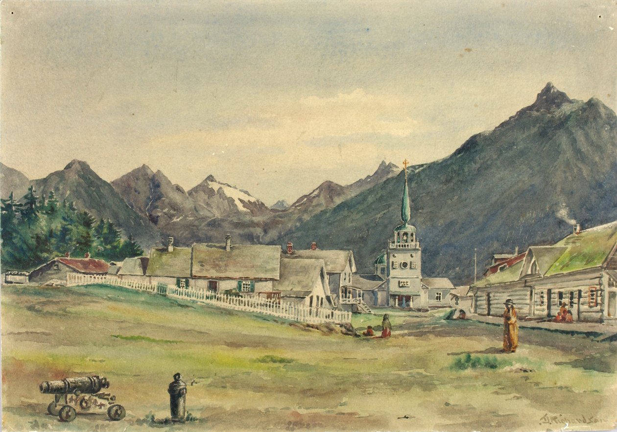 लिंकन स्ट्रीट, सीताका, 1887। द्वारा थिओडोर जे रिचर्डसन