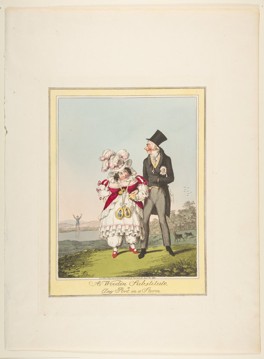 एक लकड़ी के पदार्थ, या किसी भी बंदरगाह में एक तूफान, 19 जनवरी, 1821। द्वारा थियोडोर लेन