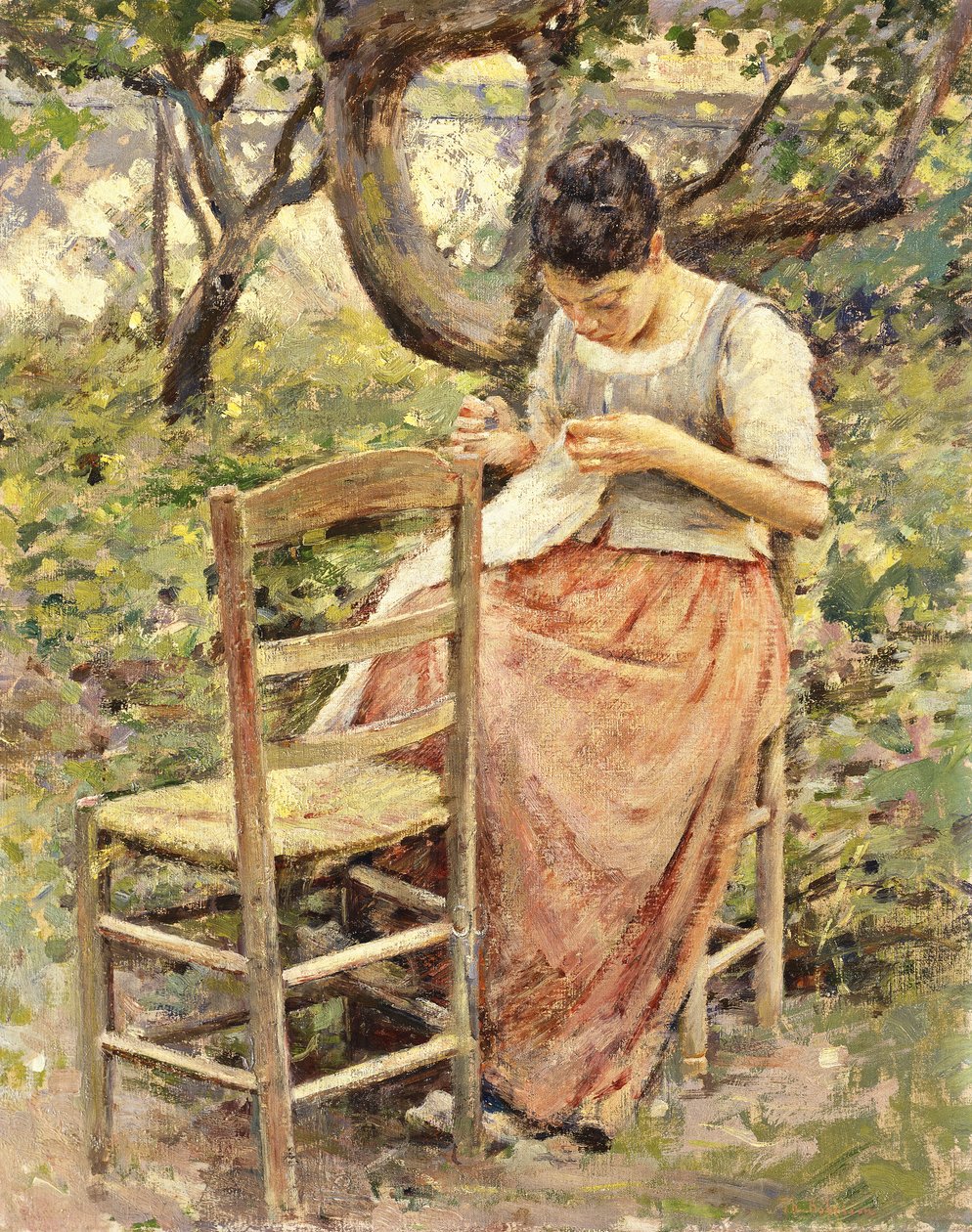 सीमस्ट्रेस, c.1891 द्वारा थियोडोर रॉबिन्सन