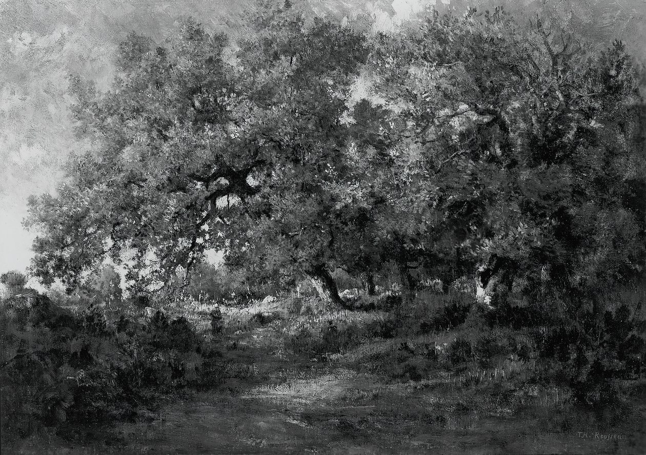 लैंडस्केप, सी। 1860. द्वारा थिओडोर रूसो