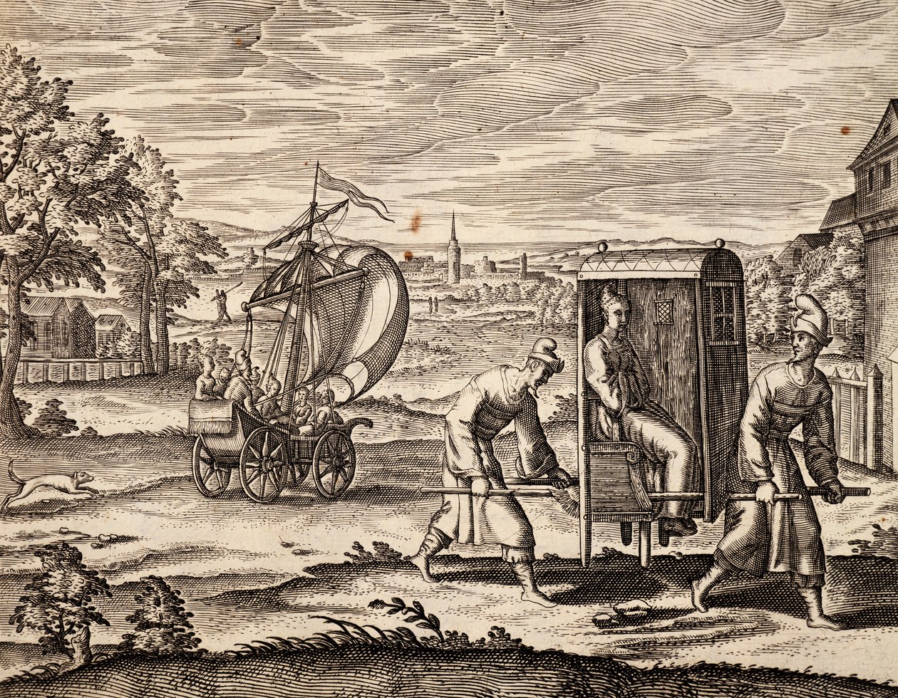 चीनी सेडान, पूर्वी भारत, थियोडोर डी ब्राय (1528-1598), चीन द्वारा काम से उत्कीर्णन द्वारा थियोडोर डी ब्राय