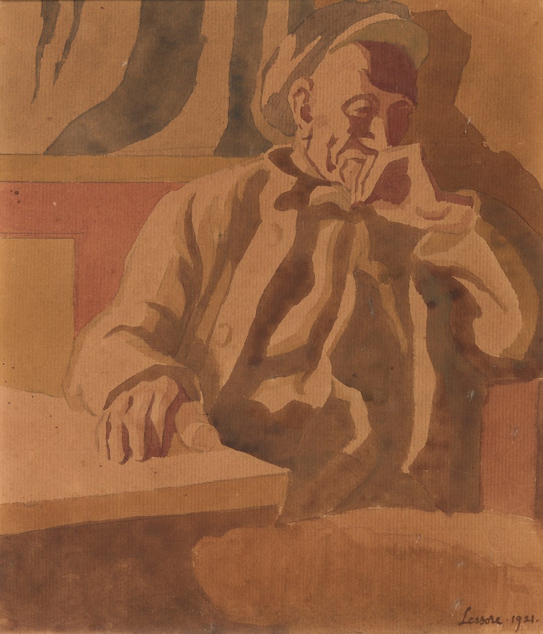 द थिंकर, 1921 द्वारा थेरिस लेसोर