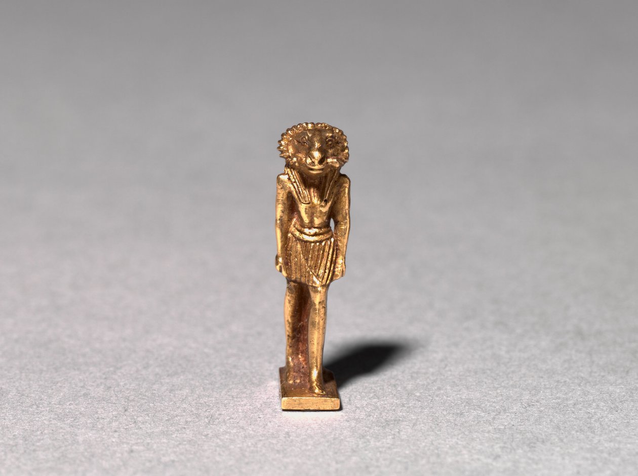 एक राम-प्रधान देवता का ताबीज, 22 वां वंश या बाद में, c.945-715 ईसा पूर्व द्वारा तीसरा मध्यवर्ती काल मिस्र