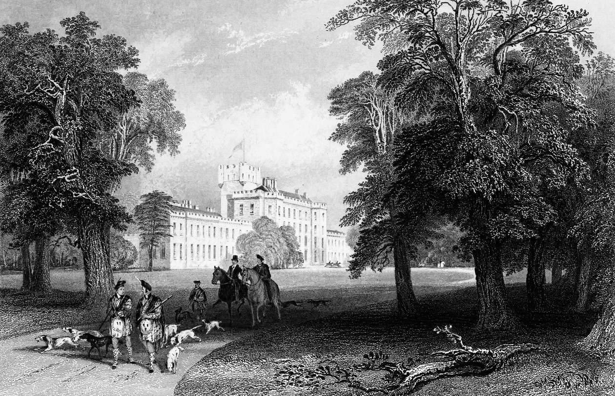 1837 में रॉबर्ट सैंड्स द्वारा उत्कीर्ण कैसल गॉर्डन द्वारा थॉमस एलोम