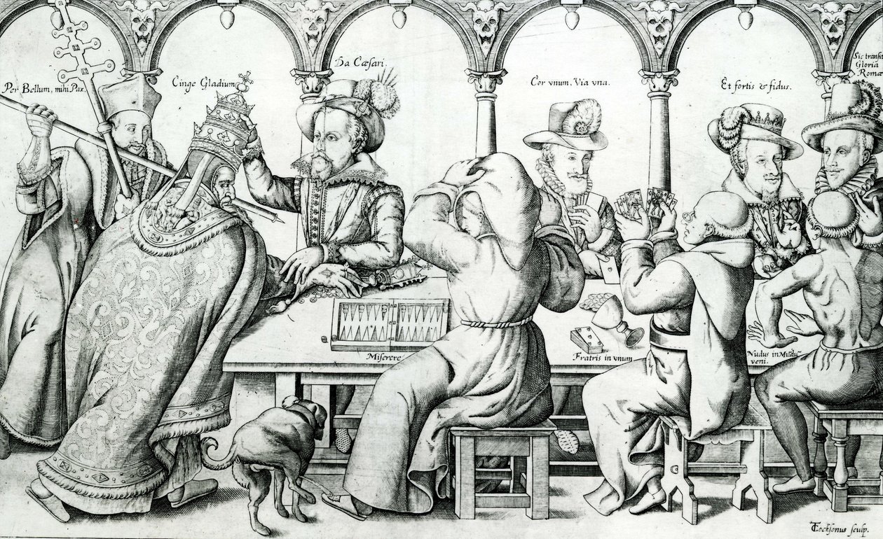 द रेवेल्स ऑफ़ क्रिस्टेंडोम, c.1609 द्वारा थॉमस कॉकसन