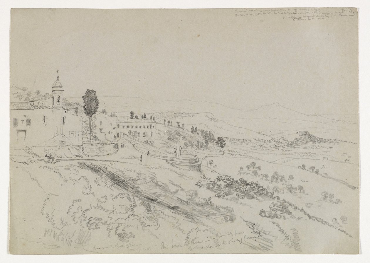 गिरगिट्टी, सिसिली के गेट से, 1842 द्वारा थॉमस कोल