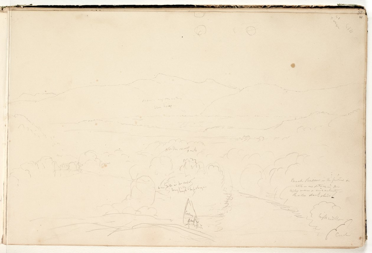 लैंडस्केप, 1832 द्वारा थॉमस कोल