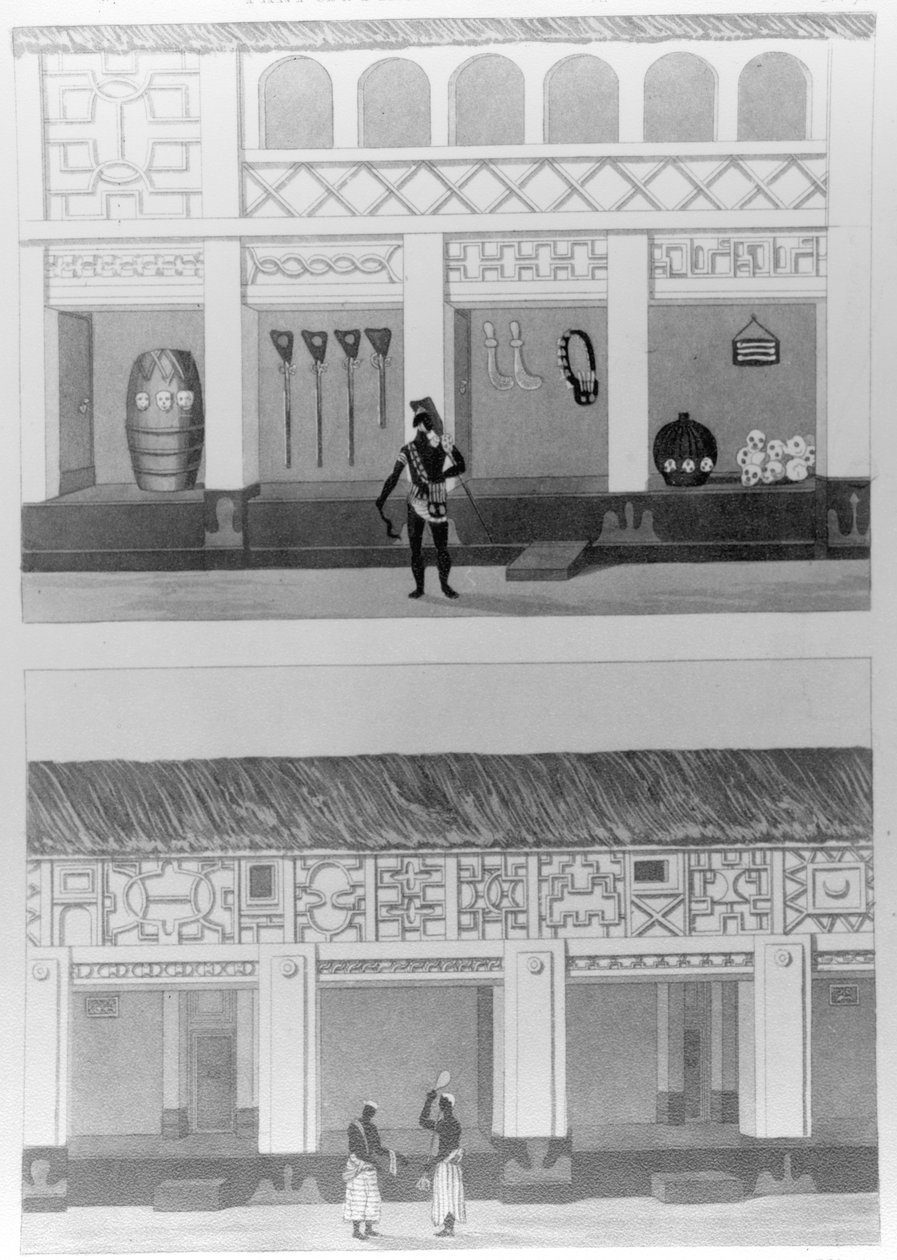 1817 में पैलेस में पियाजे का हिस्सा द्वारा थॉमस एडवर्ड बोडिच
