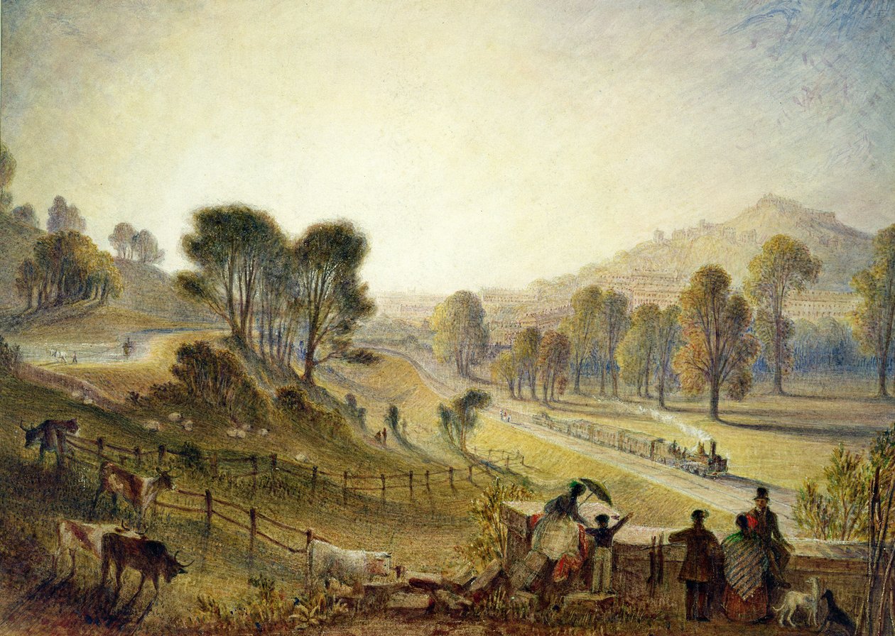 बाथमटन से स्नान, 1840-45 द्वारा थॉमस फ्रांसिस डिकसी